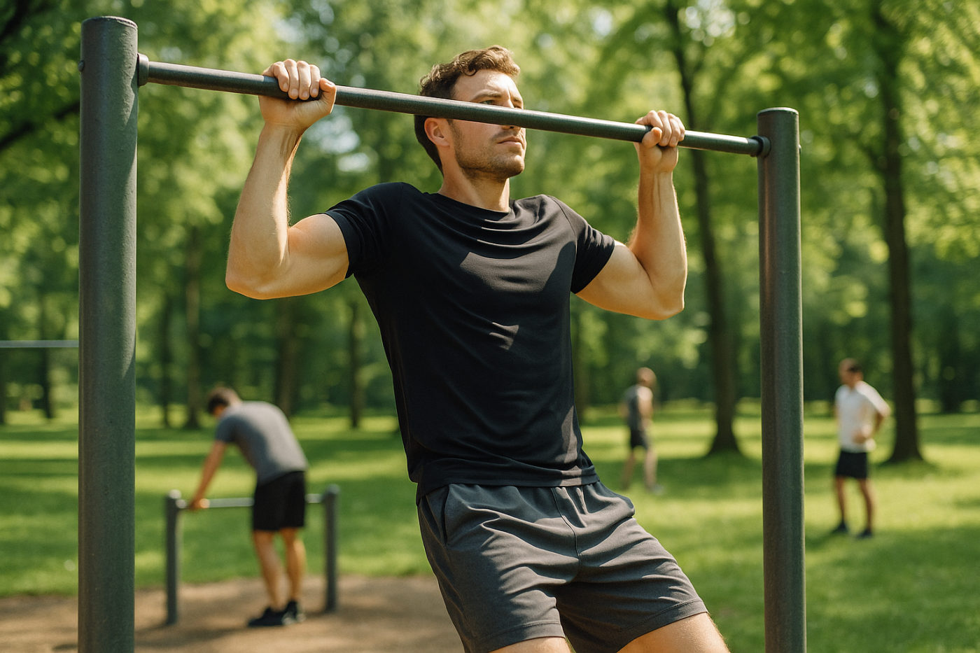Outdoor Training am Reck