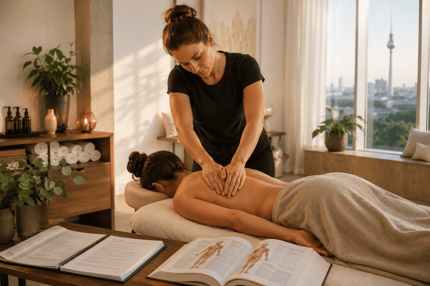 Theorie und Praxis in der Massage-Ausbildung an der SWAV-Akademie