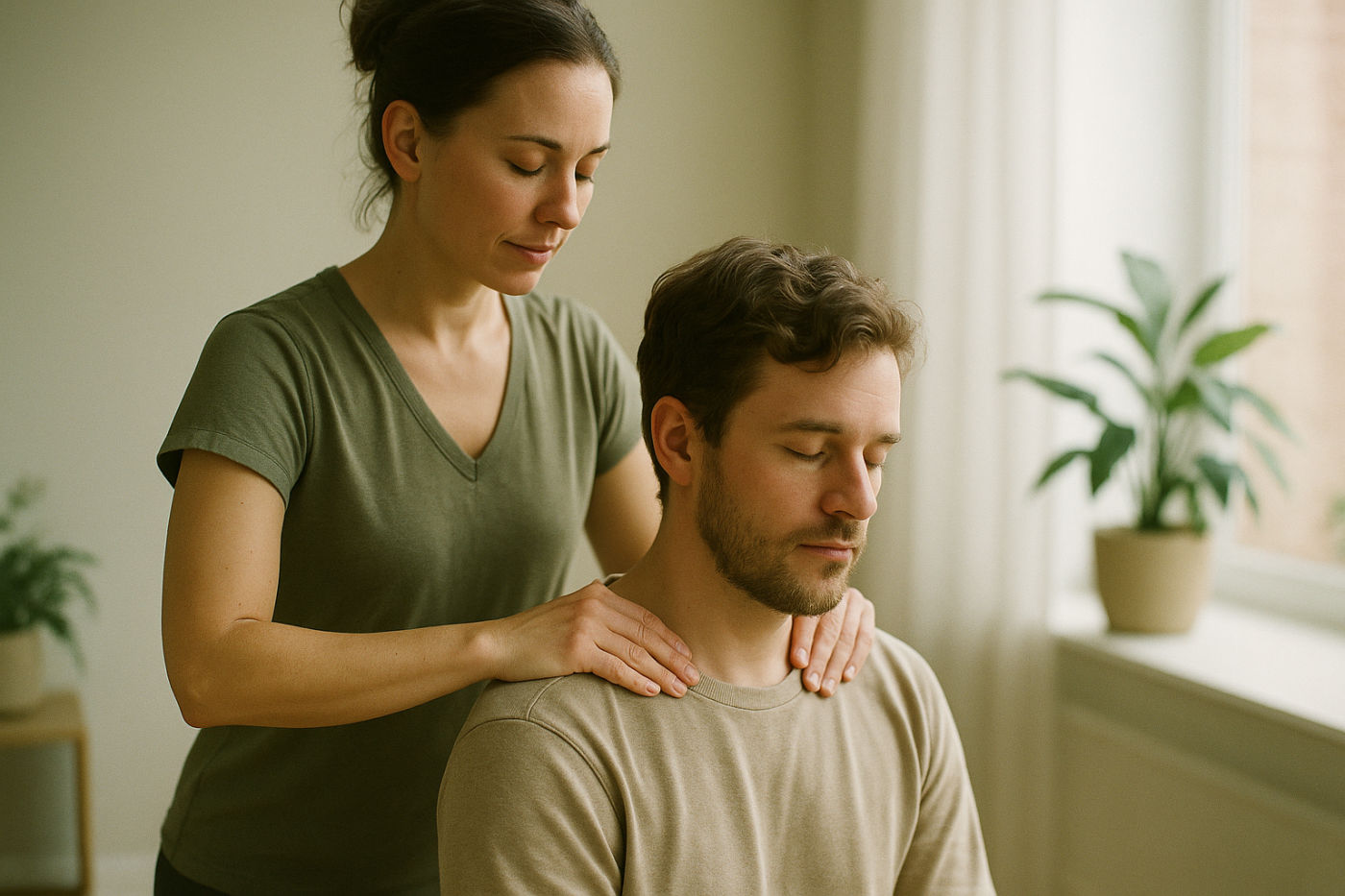 Entspannende Öl-Rückenmassage im Spa