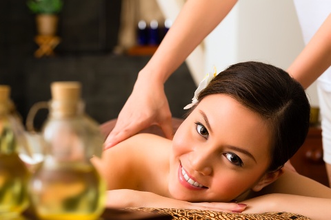 Massage mit Öl