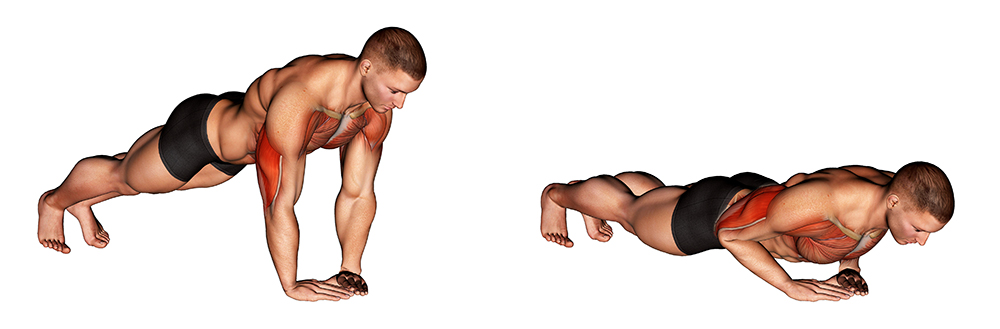 Diamond Push Up