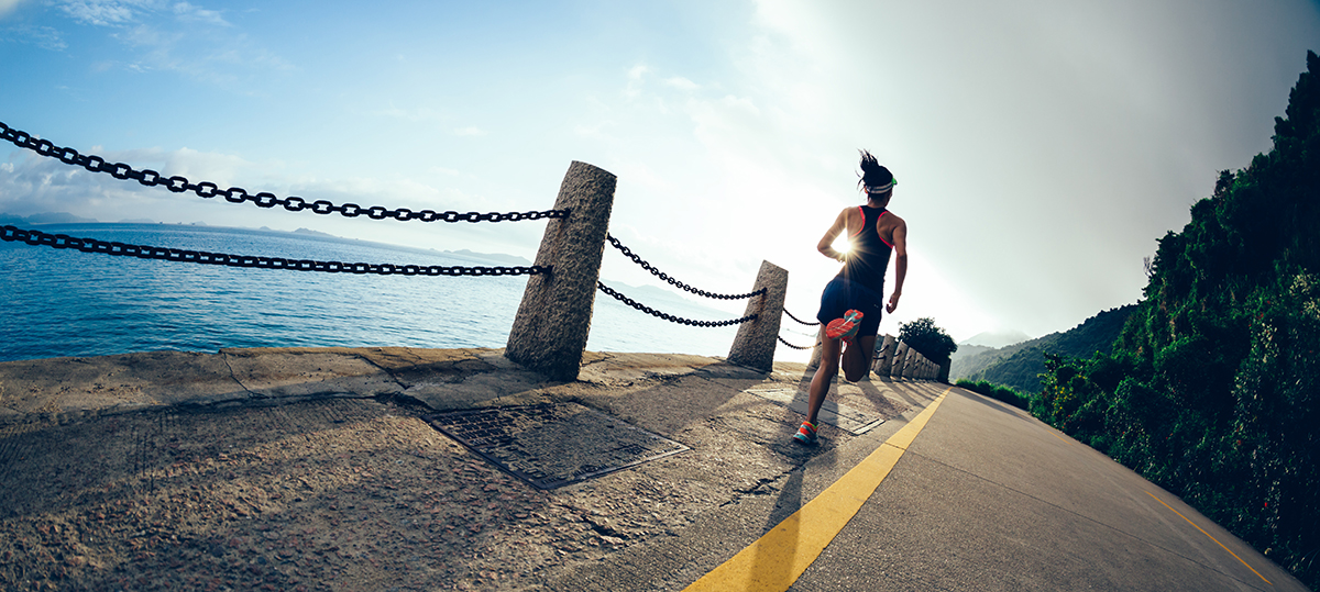 Joggen im Sommer