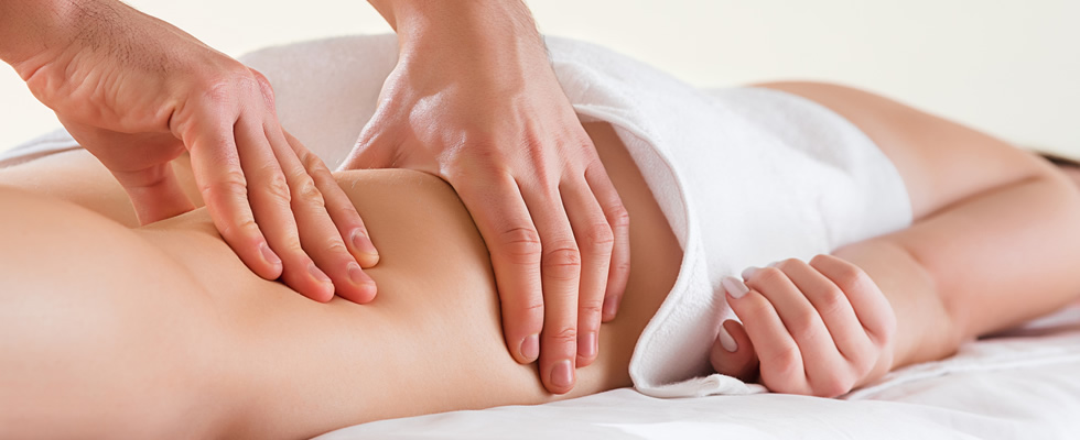 Manipulativmassage am Bein