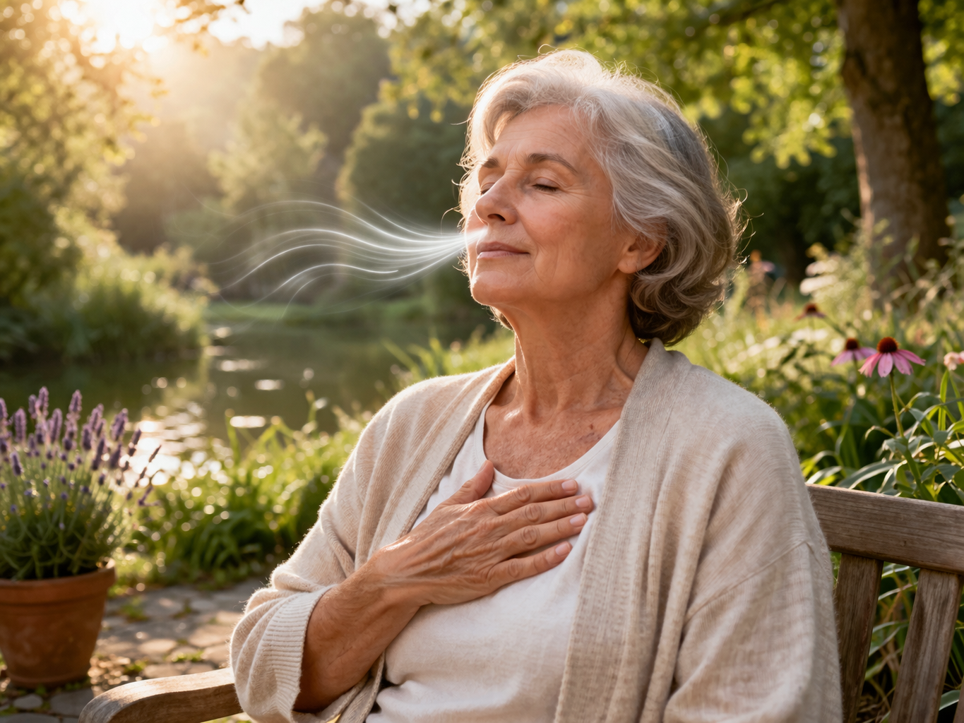 Regeneration durch bewusstes Atemtraining