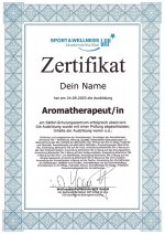 Aromatherapeut/in ZERTIFIKAT